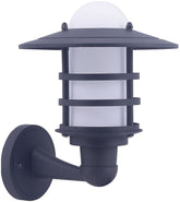 Avide Επιτοίχιο Φωτιστικό Εξωτερικού Χώρου Hermosa 1xE27 IP44 Black